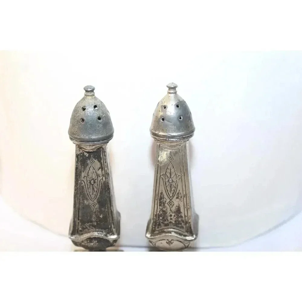Silver Astor by Poole Yorktown Salt&Pepper Shakers